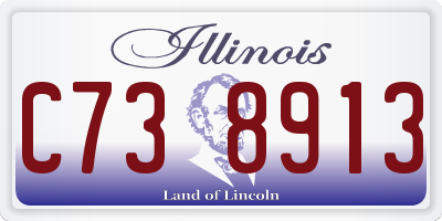 IL license plate C738913
