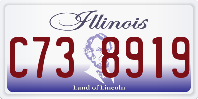 IL license plate C738919