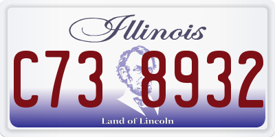 IL license plate C738932