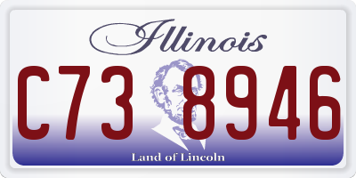 IL license plate C738946