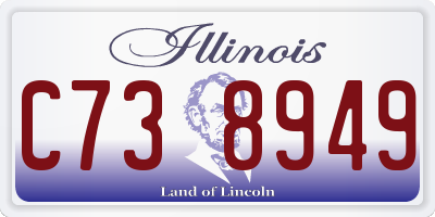 IL license plate C738949