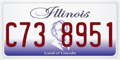 IL license plate C738951