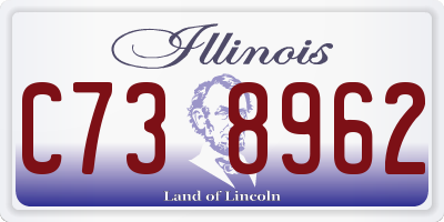 IL license plate C738962