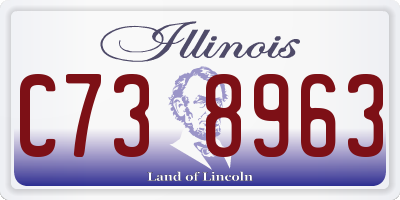 IL license plate C738963