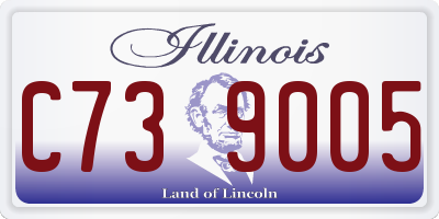 IL license plate C739005