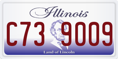 IL license plate C739009