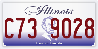 IL license plate C739028