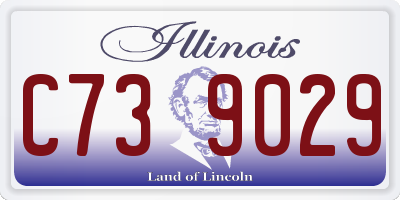 IL license plate C739029