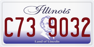 IL license plate C739032