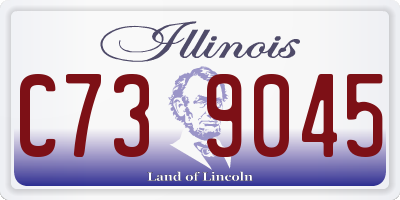 IL license plate C739045