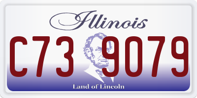 IL license plate C739079