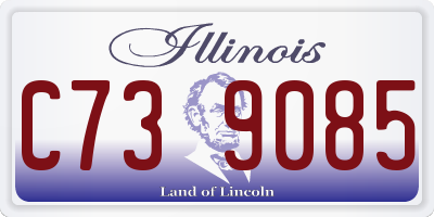 IL license plate C739085