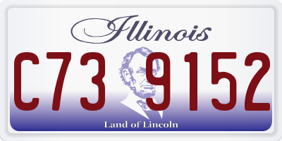 IL license plate C739152