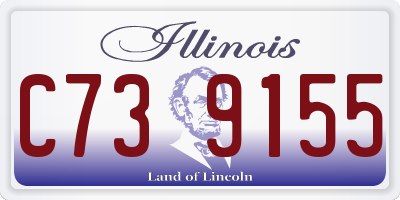 IL license plate C739155