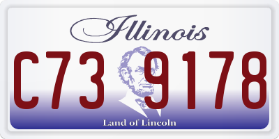 IL license plate C739178