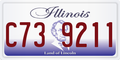 IL license plate C739211