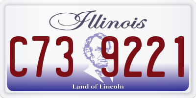 IL license plate C739221