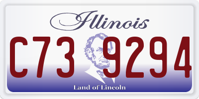IL license plate C739294