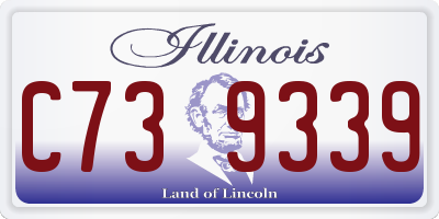 IL license plate C739339