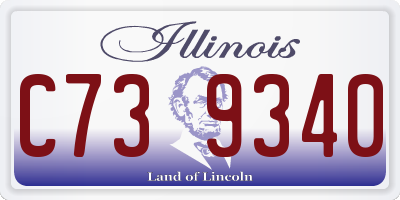 IL license plate C739340