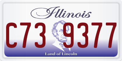 IL license plate C739377