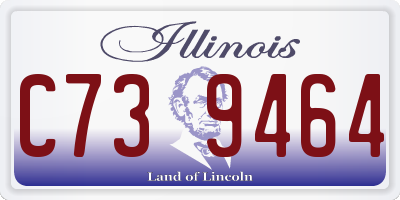 IL license plate C739464
