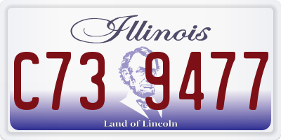 IL license plate C739477