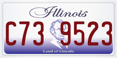 IL license plate C739523