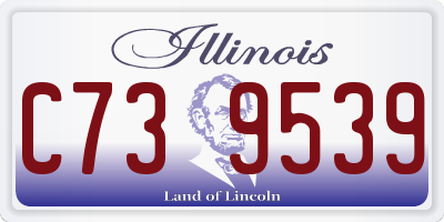 IL license plate C739539