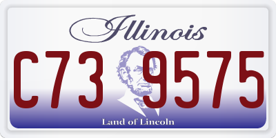 IL license plate C739575
