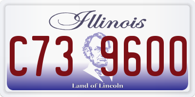 IL license plate C739600