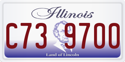 IL license plate C739700