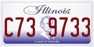 IL license plate C739733