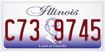IL license plate C739745