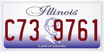 IL license plate C739761