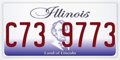 IL license plate C739773