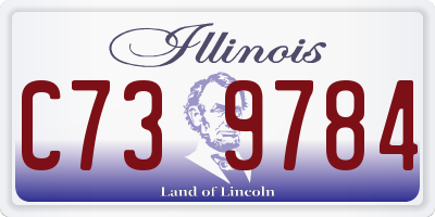 IL license plate C739784