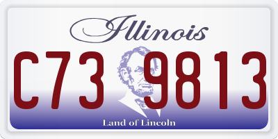 IL license plate C739813
