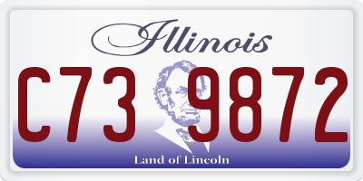 IL license plate C739872