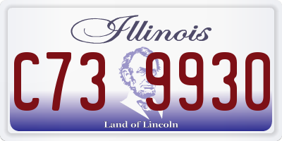 IL license plate C739930