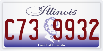 IL license plate C739932