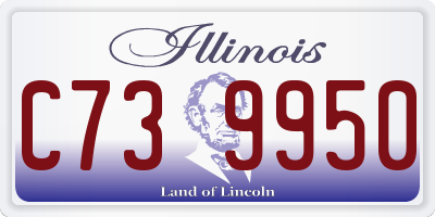 IL license plate C739950