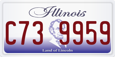 IL license plate C739959