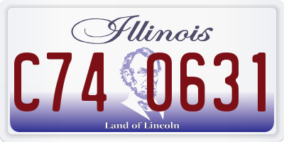 IL license plate C740631
