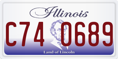 IL license plate C740689
