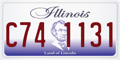 IL license plate C741131
