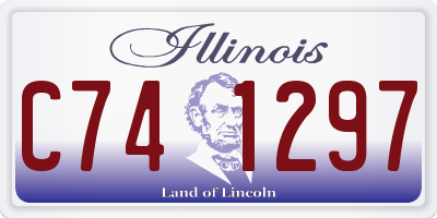 IL license plate C741297
