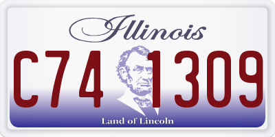 IL license plate C741309
