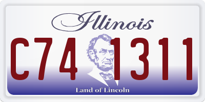 IL license plate C741311