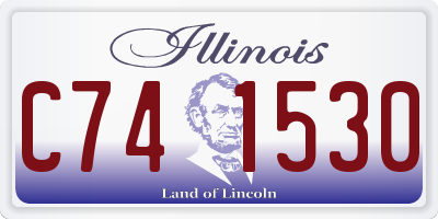 IL license plate C741530